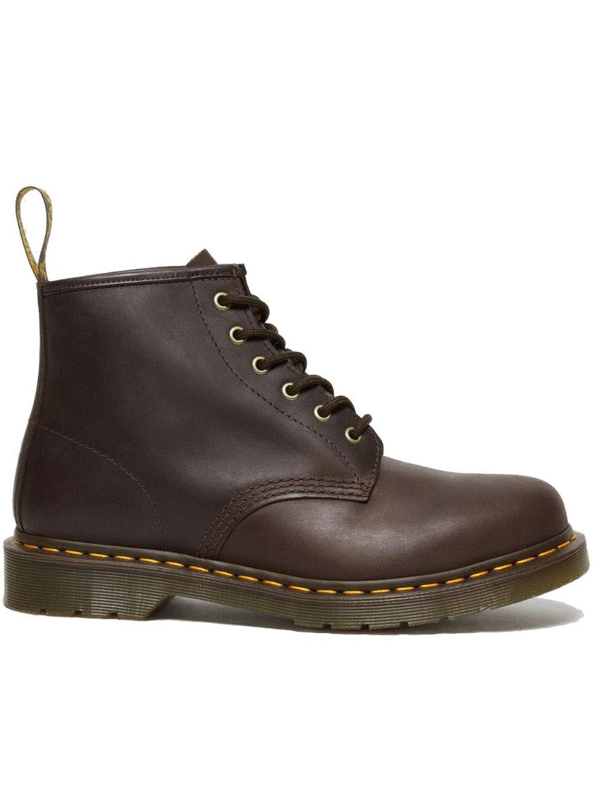 Dr. Martens Rich Brown Leather Lace-Up Boots