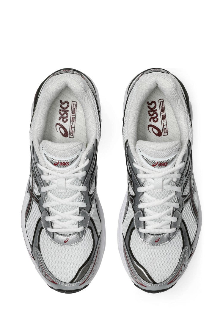 Asics White Burgundy Gt-2160 Sneakers