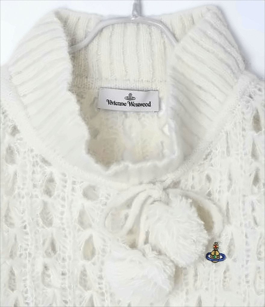 Vivienne Westwood Knit Cardigan With Openwork Pattern