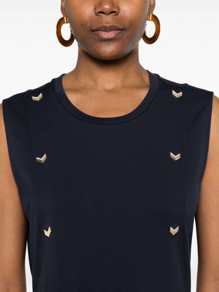 Liu Jo Night Blue Sky Embellished Day Dress