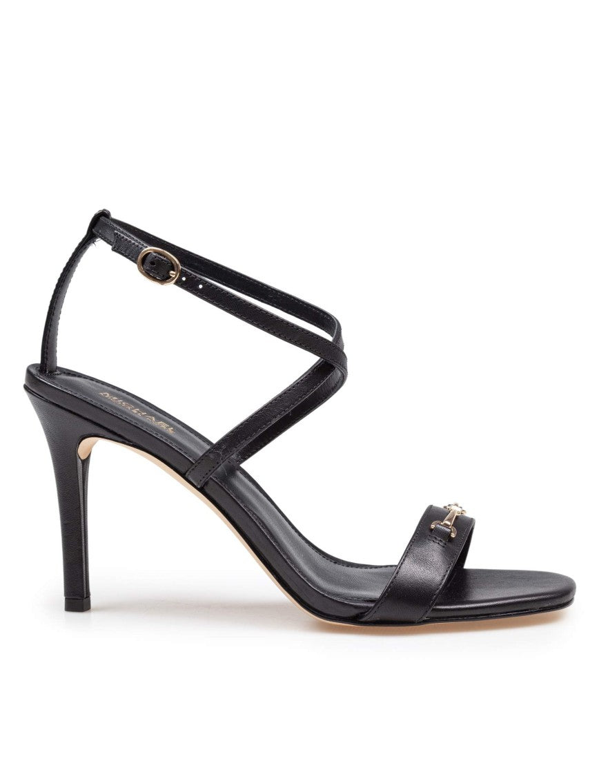 Michael Kors Black Lena Leather Sandal