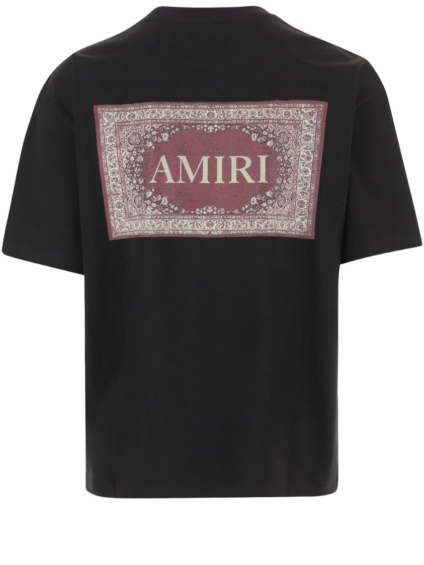 Amiri Graphic Print Black Cotton T-Shirt