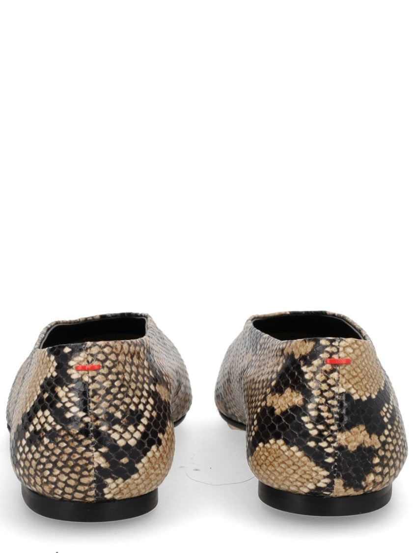 Aeydē Beige Betty Pointed Toe Flats