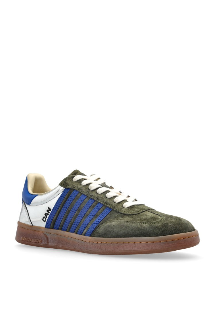 Dsquared2 Boxer Sneakers With Suede