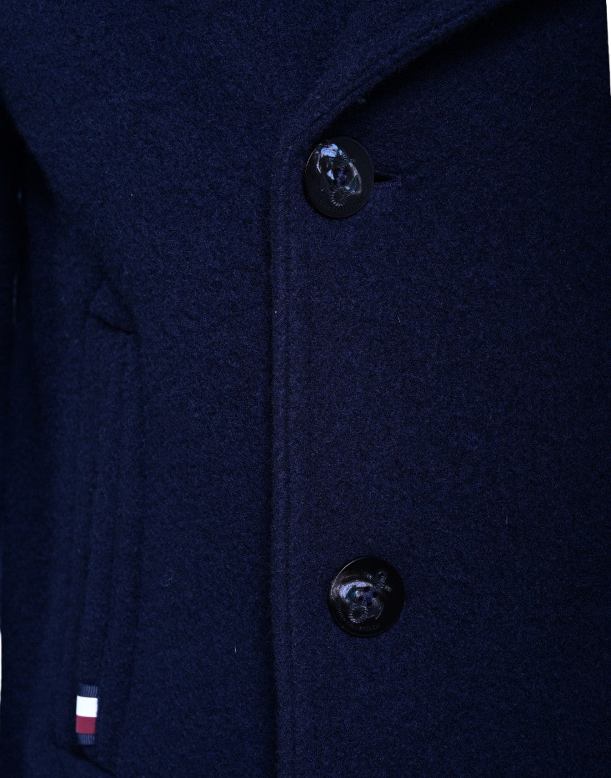 Tommy Hilfiger Tailored Peacoat With Nautical Details