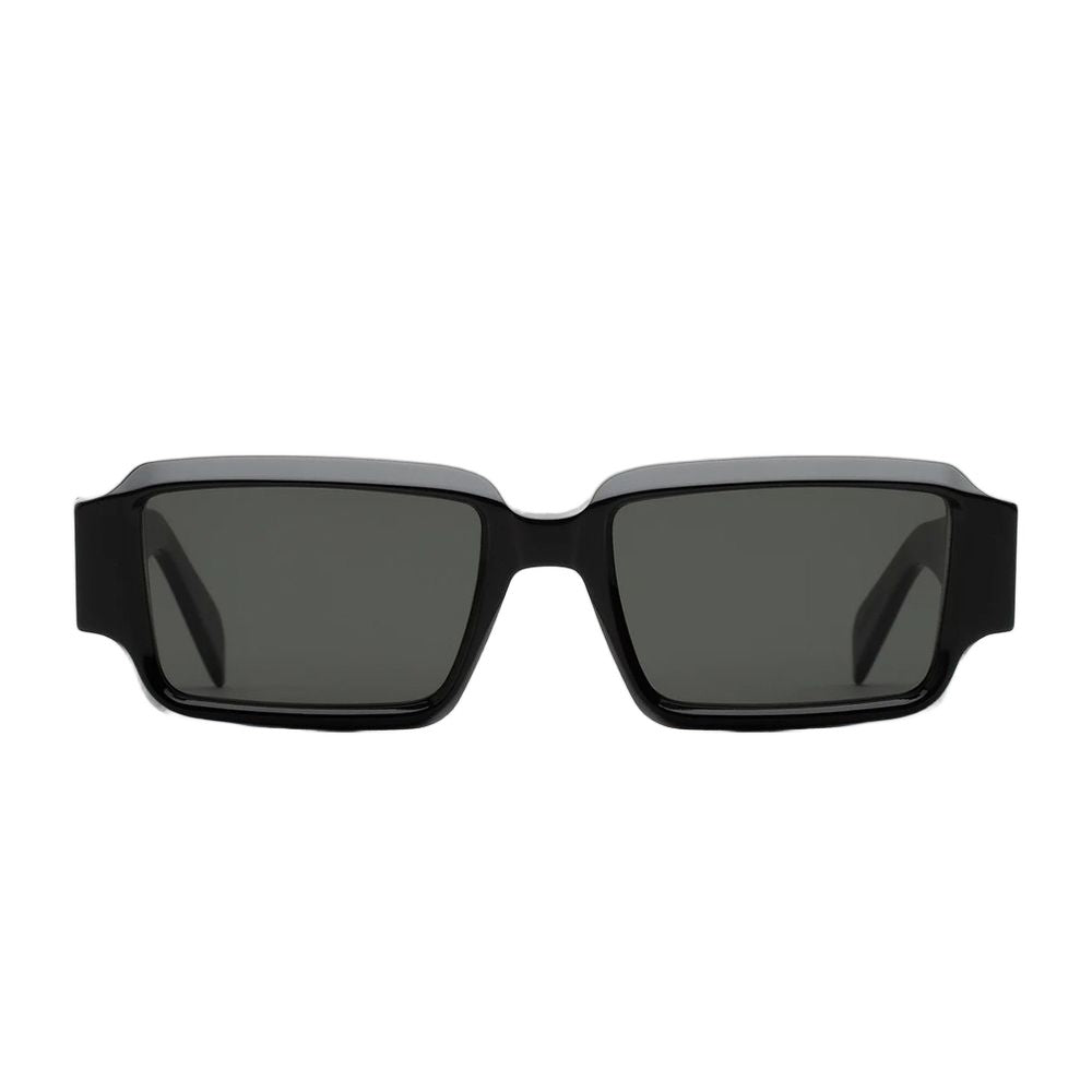 Retrosuperfuture Astro Black Architectural Rectangular Sunglasses