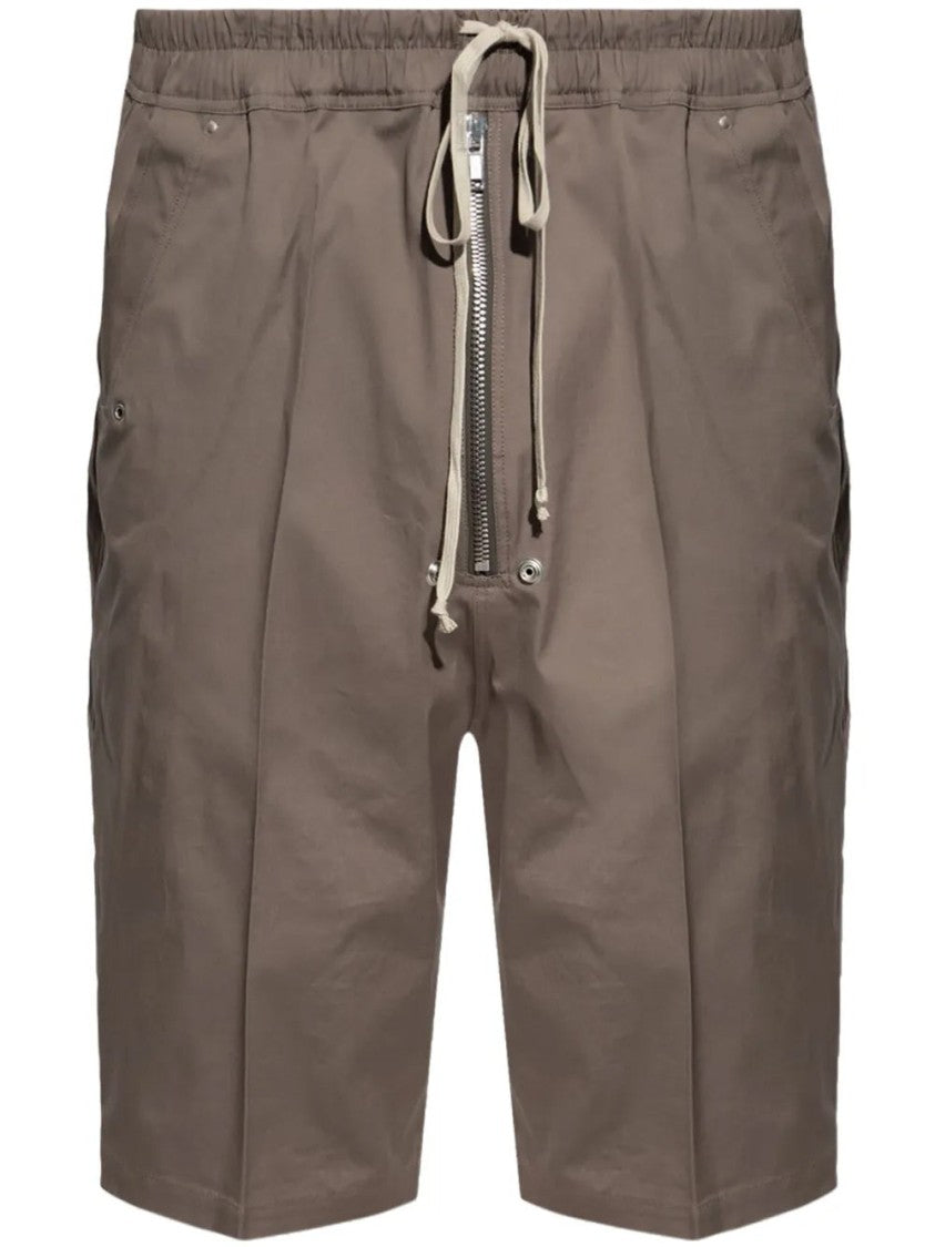 Rick Owens Relaxed Fit Bermuda Shorts With Adjustable Waistband