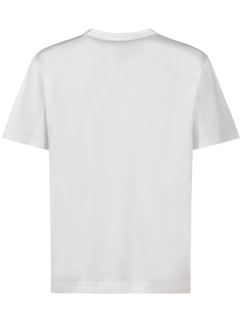 Dries Van Noten Relaxed-Fit Graphic White T-Shirt