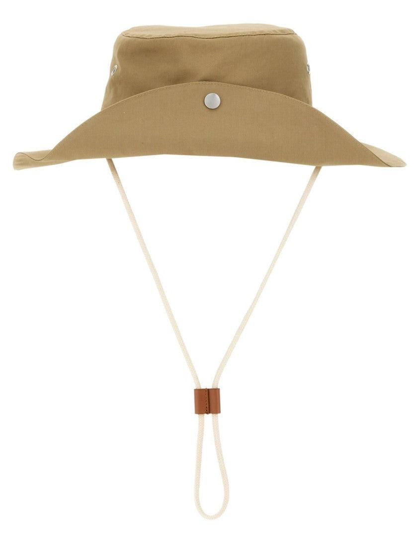 Jil Sander Classic Wide-Brim Hat With Adjustable Elastic Band