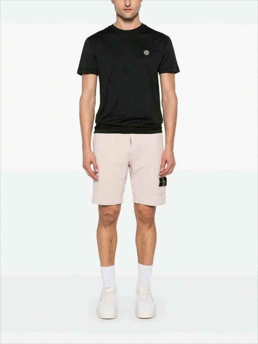 Stone Island Short-Sleeve Cotton T-Shirt With Minimalist Design