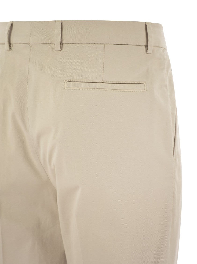 Brunello Cucinelli Garment-Dyed Leisure Fit Trousers