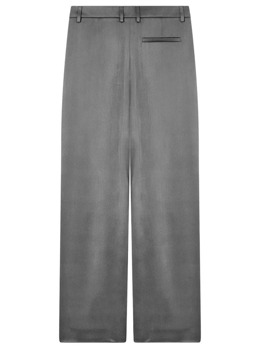Giorgio Armani Double Silk Satin Trousers