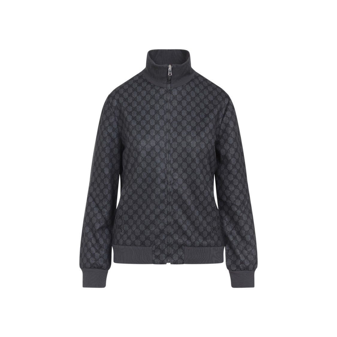 Gucci Black Gg Fullzip Sweatshirt