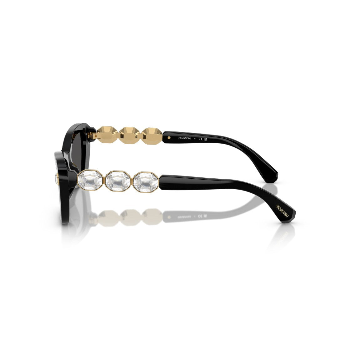 Swarovski 0Sk6033 Cat-Eye Sunglasses With Crystal Accents