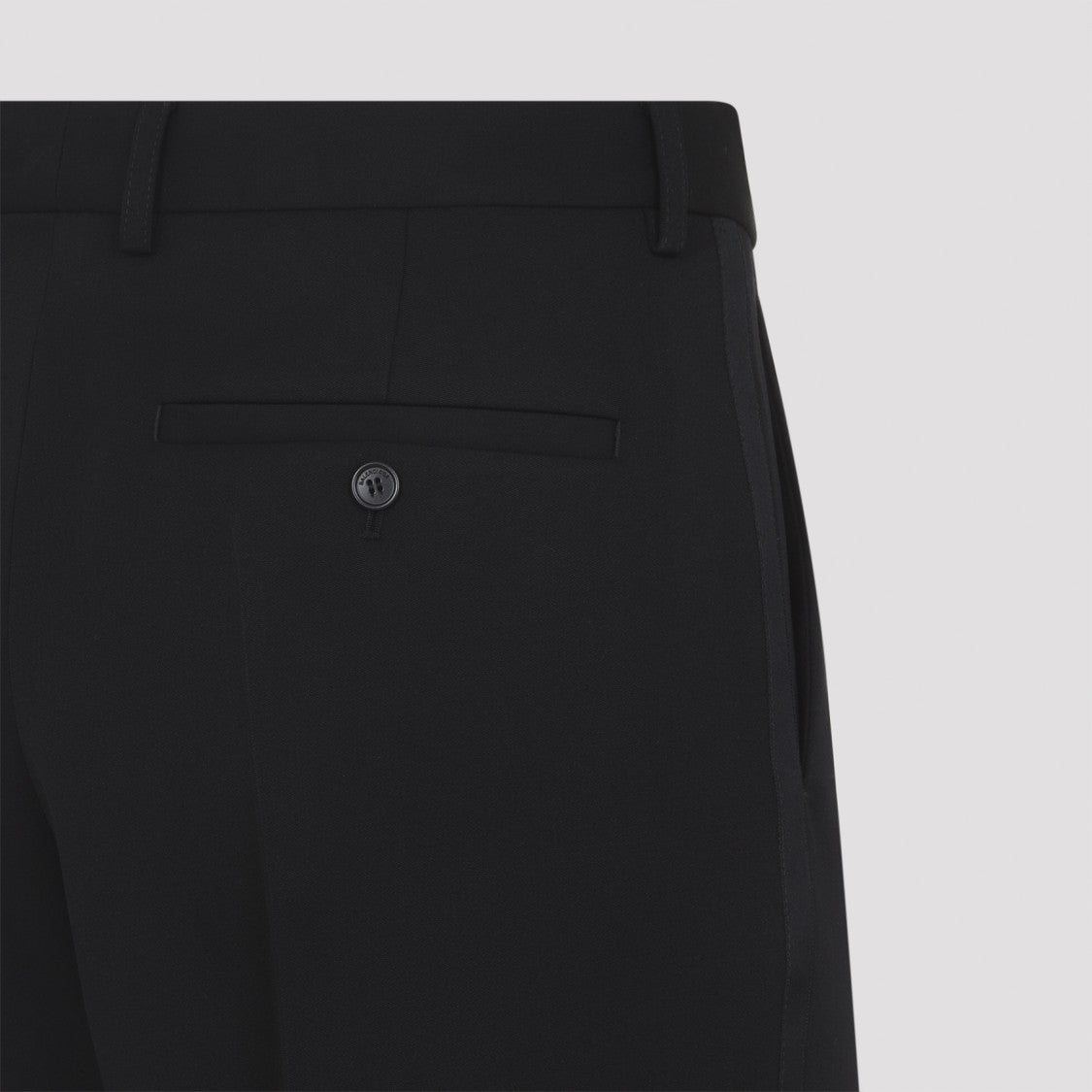 Balenciaga Straight-Leg Trousers With Button Closure