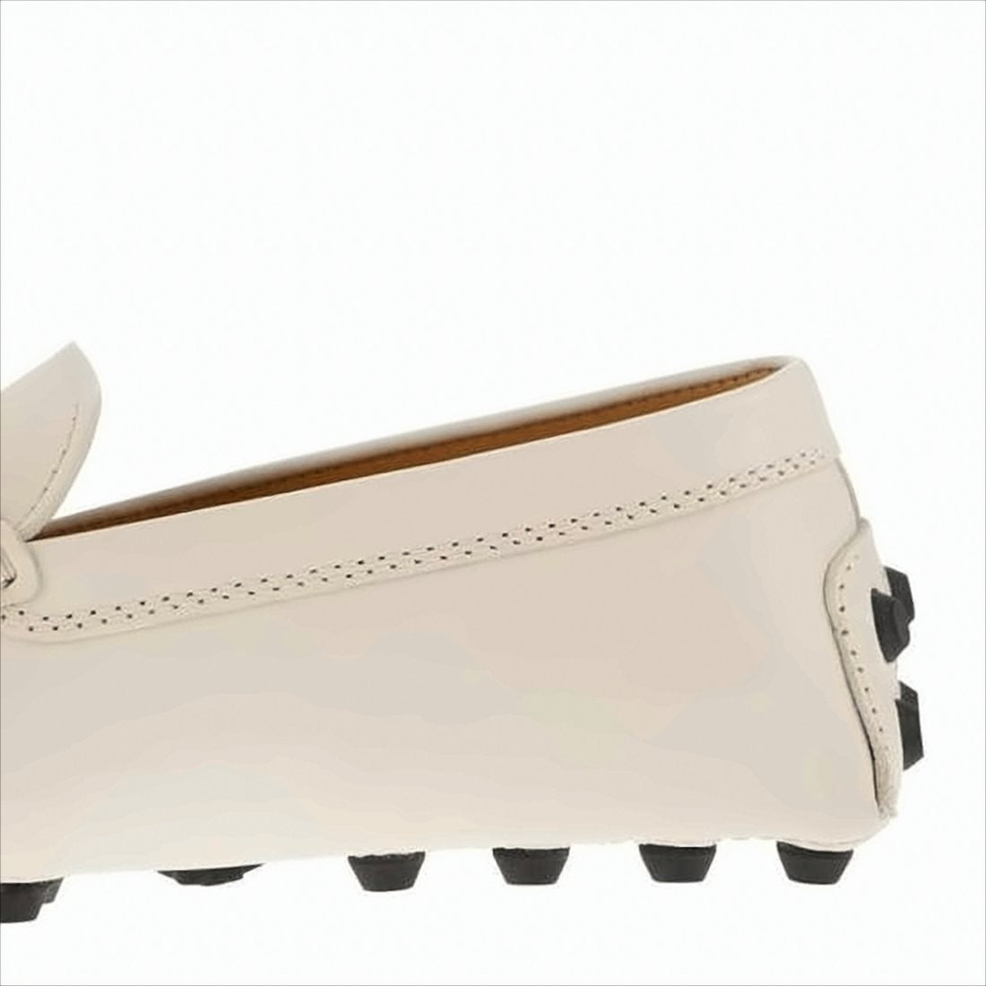 Tod's Leather Loafer With Penny Strap And Rubber-Studded Sole