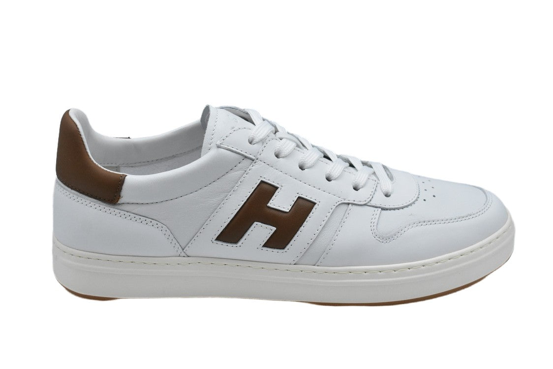 Hogan White Sneakers With Suede And Nappa