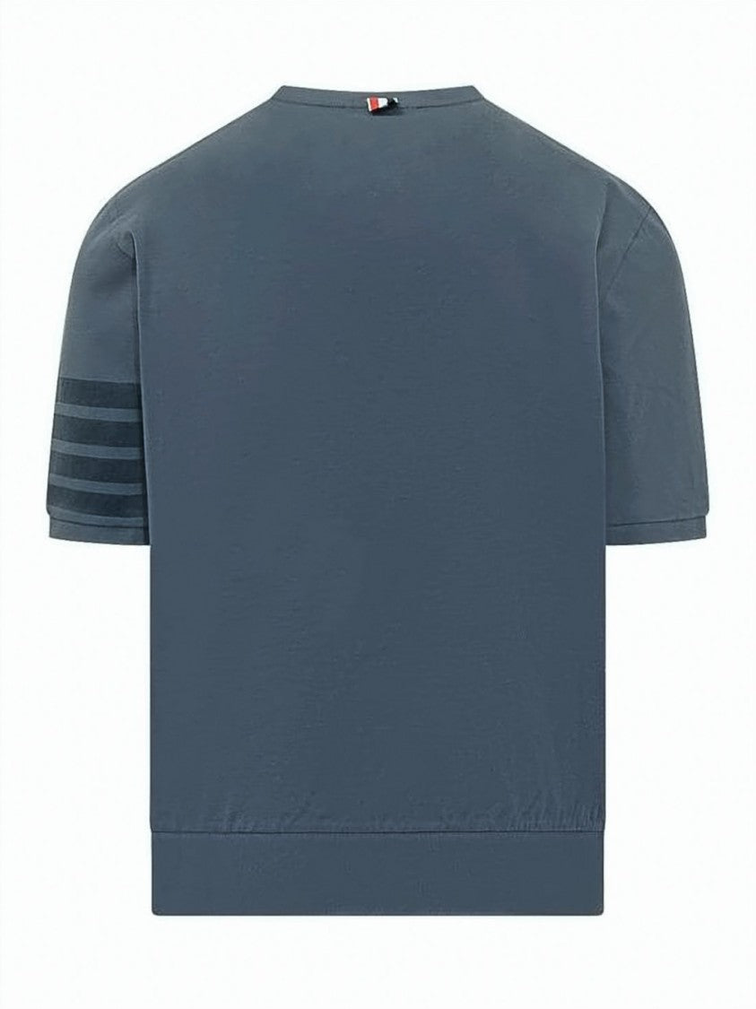 Thom Browne Cotton Jersey T-Shirt With Boxy Fit