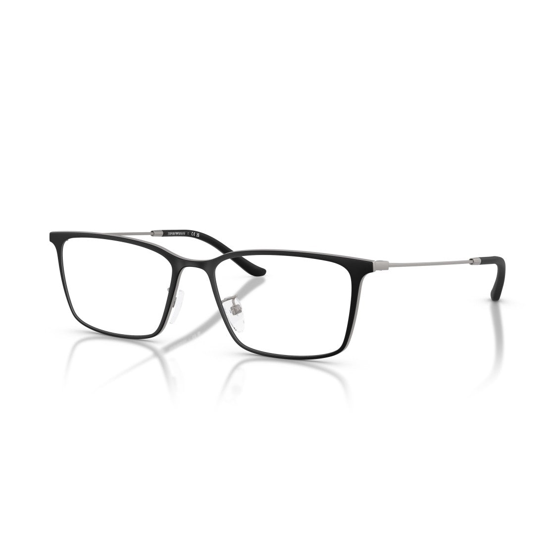 Emporio Armani 0Ea1173d Rectangular Frame Sunglasses With Thin Metal Temples