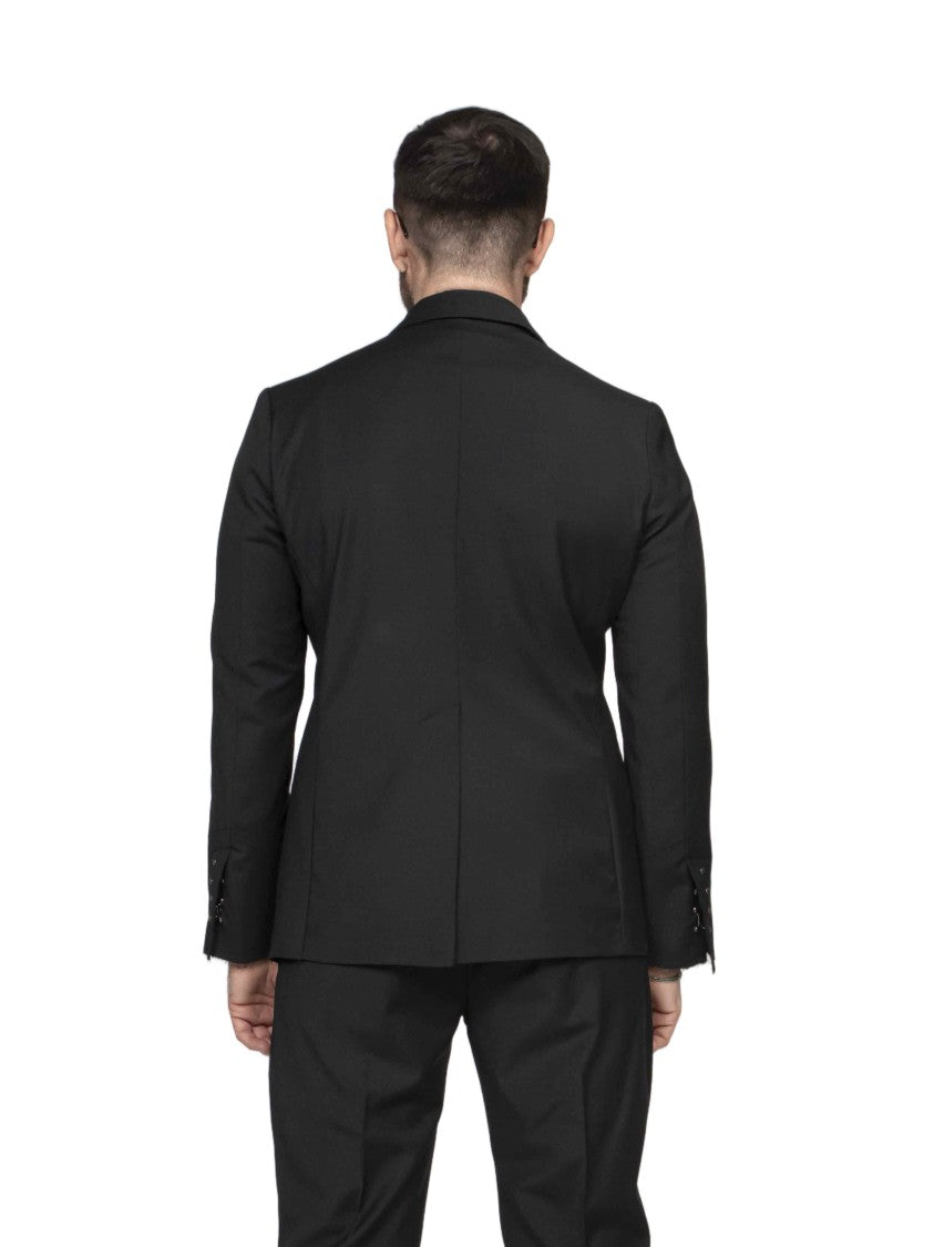 Messagerie Night Black Single-Button Tailored Blazer