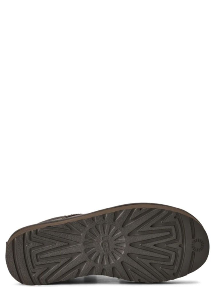 Ugg Grey Ultra Mini Platform Suede Ankle Boots