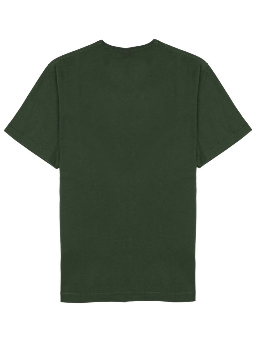 J. W. Anderson Green Graphic Logo Crewneck Cotton T-Shirt