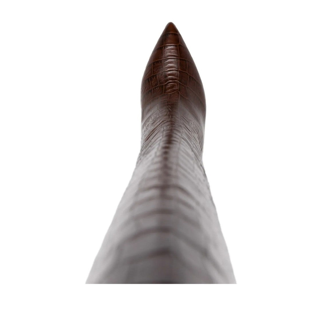 Paris Texas Brown Anja Calf Leather Crocodile Boots