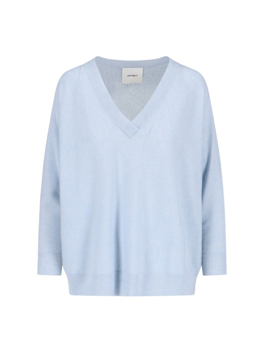 Lisa Yang "Kenny" Sweater Light Blue