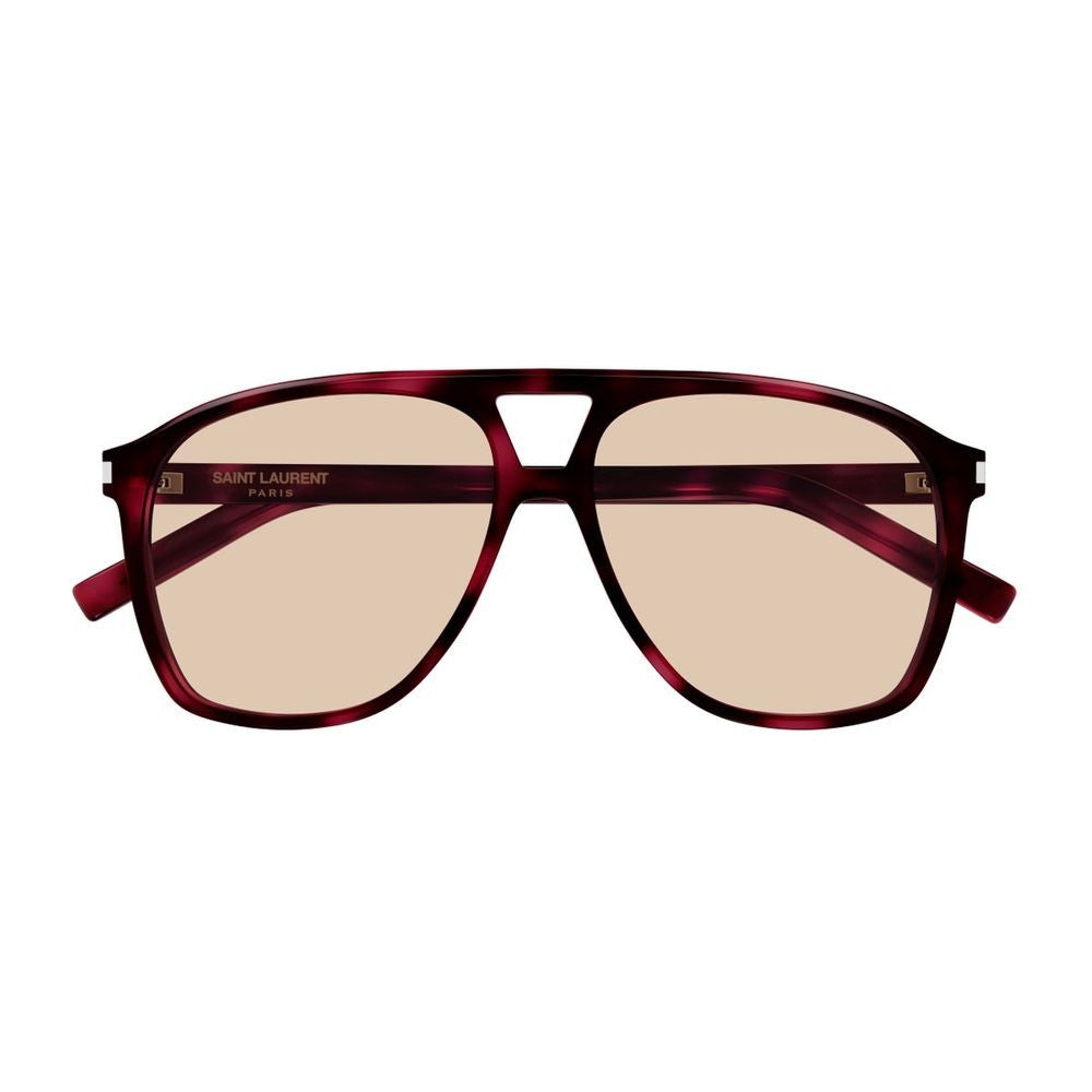 Saint Laurent Sl 596 Dune Linea Corner Angle Oversized Pilot Sunglasses