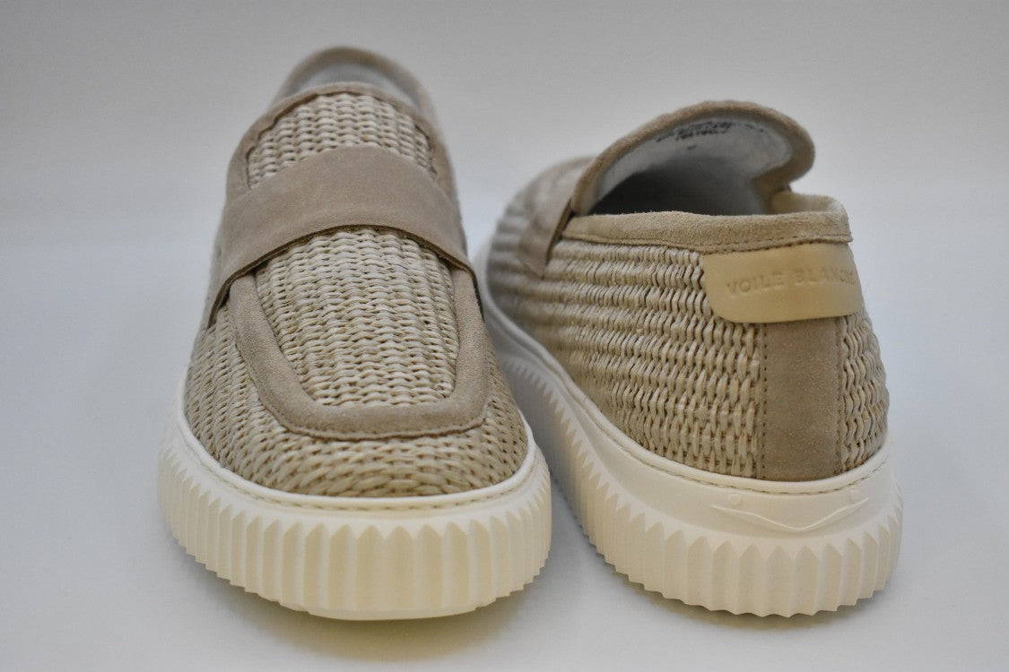 Voile Blanche Flat Shoes In Beige