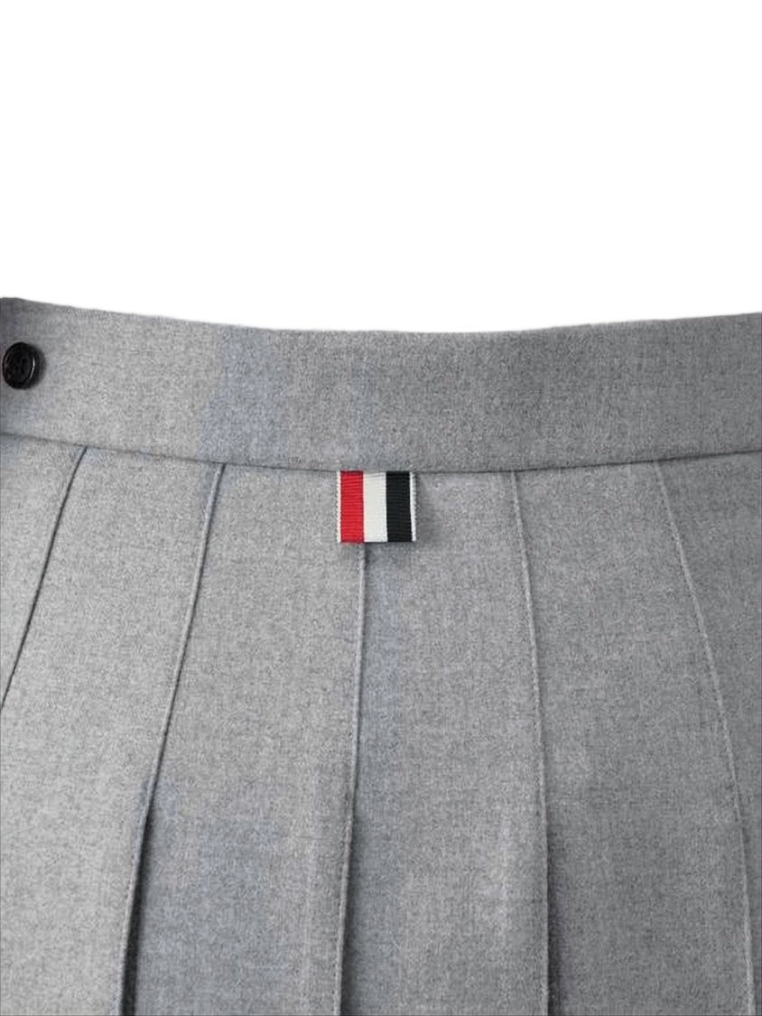 Thom Browne Structured Pleated Midi Skirt