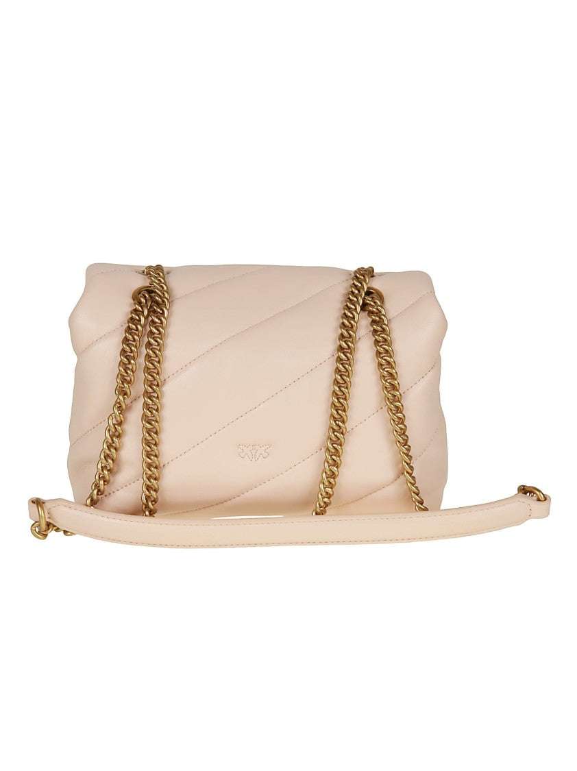 Pinko Love Mini Puff Sheepskin Shoulder Bag