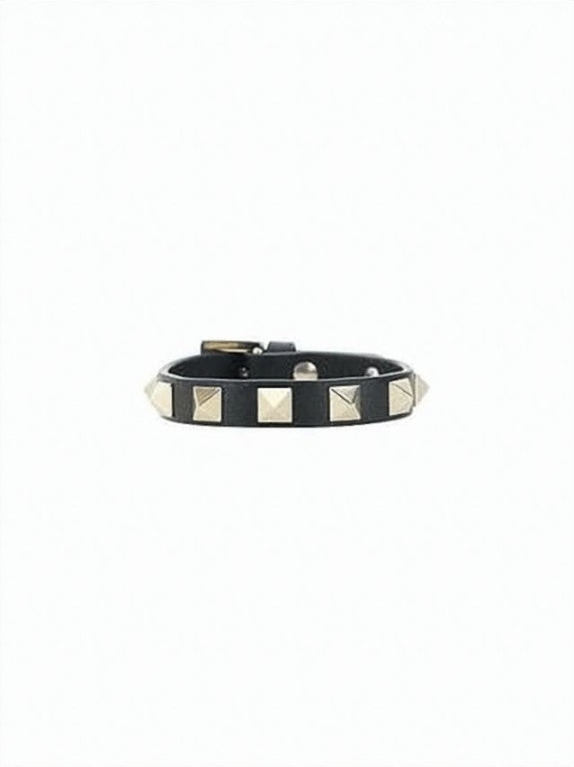 Valentino Garavani Pyramid Stud Bracelet With Adjustable Strap