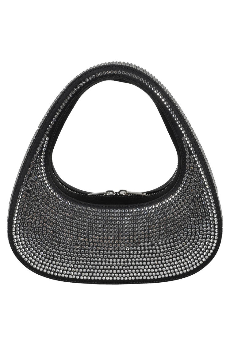Coperni Crystal-Embellished Baguette Swipe Bag