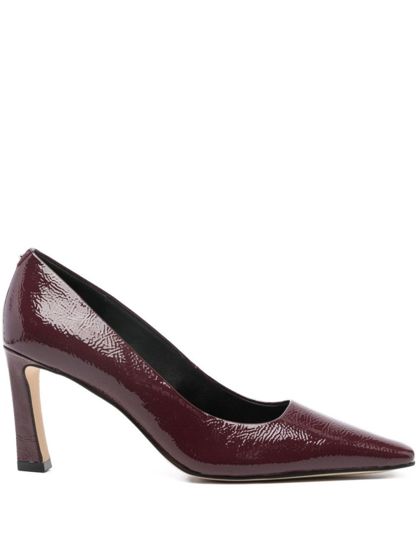 Michael Kors Mid-Heel Pumps In Calfskin With Glossy Finish