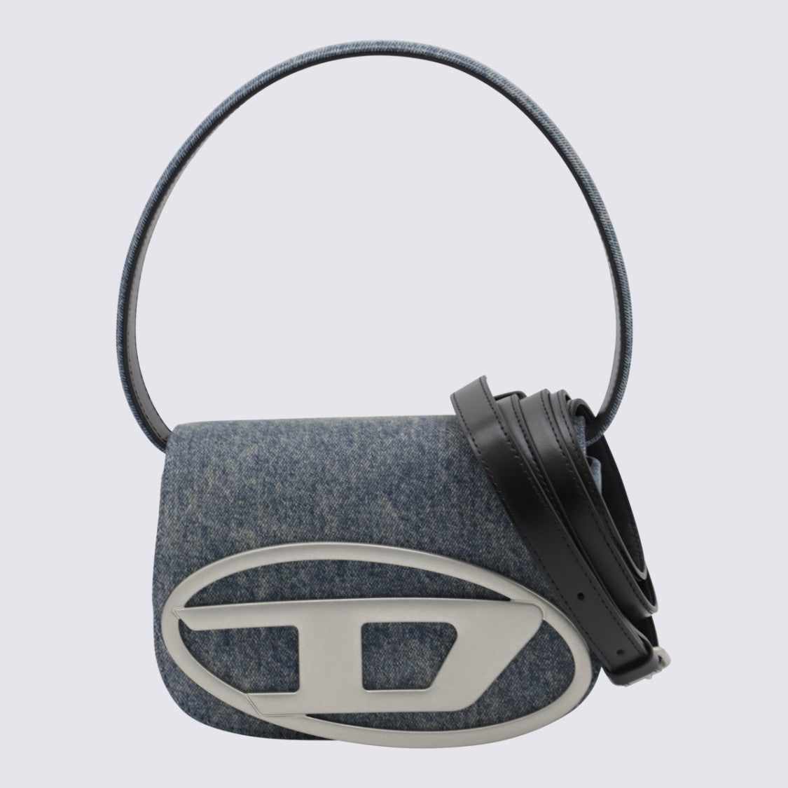 Diesel Bleached Denim 1Dr Shoulder Bag