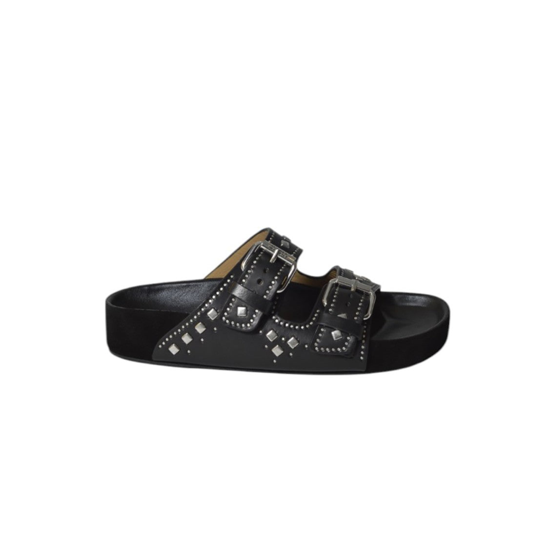 Isabel Marant Lennyo Black Leather Sandals