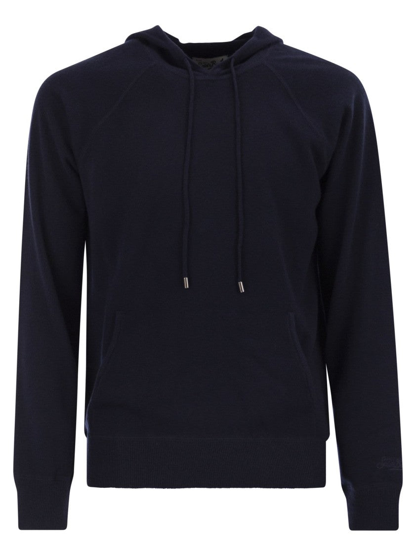 Mc2 Saint Barth Wilbur - Merino Wool Hooded Jumper
