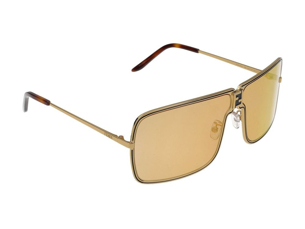 Maison Fendi Rectangular Frame Sunglasses With Rounded Edges