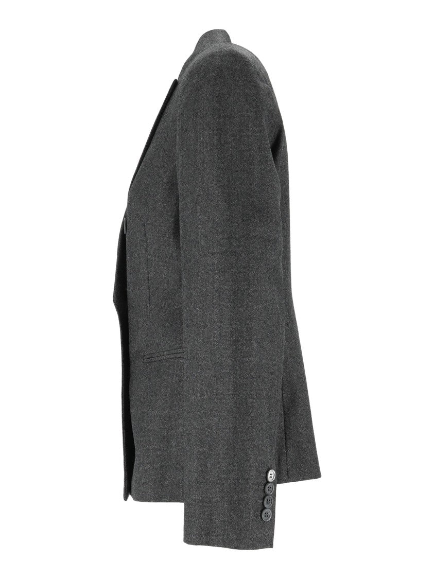 Peserico Tailored Structured Shoulders Double-Breasted Blazer