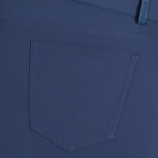 Gfore Burgundy Straight Pants With Tailored Silhouette And Discreet Details