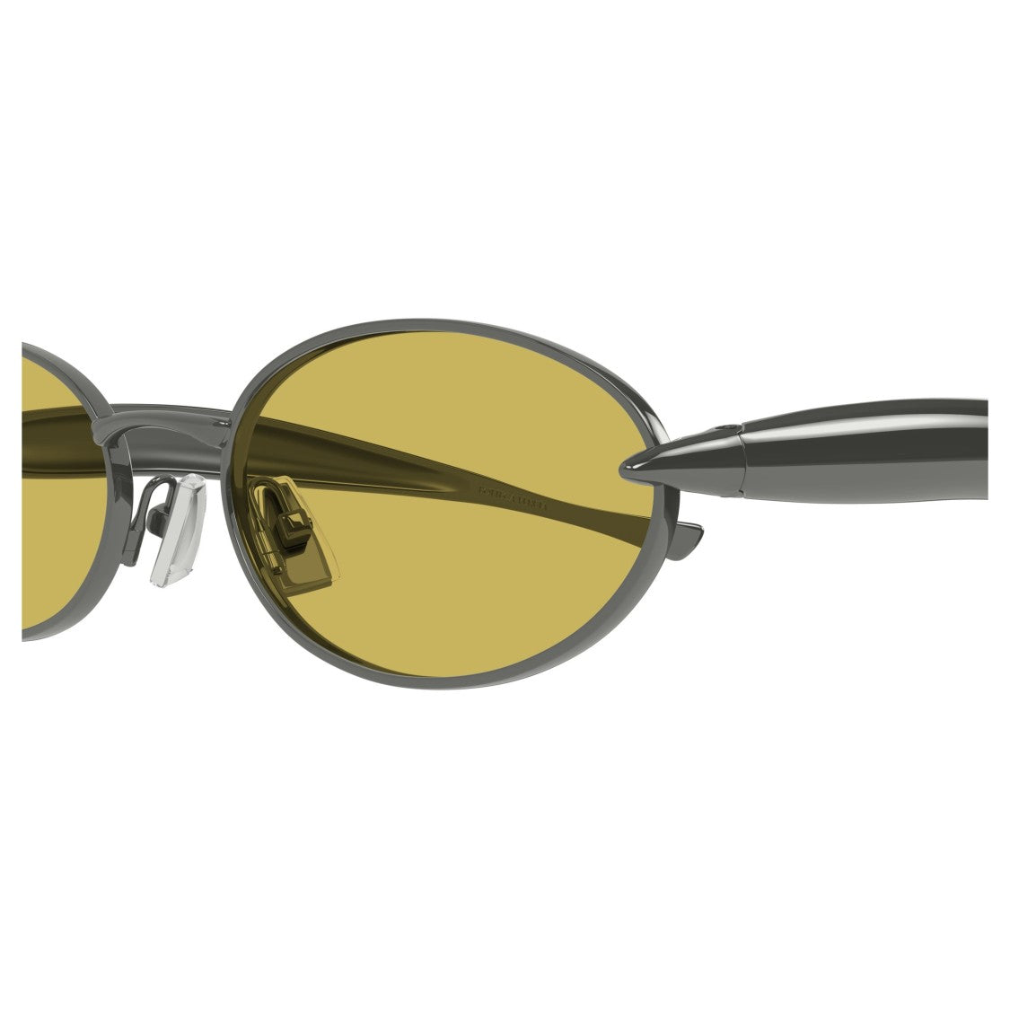 Bottega Veneta Bv1386s Oval-Shaped Metal Sunglasses