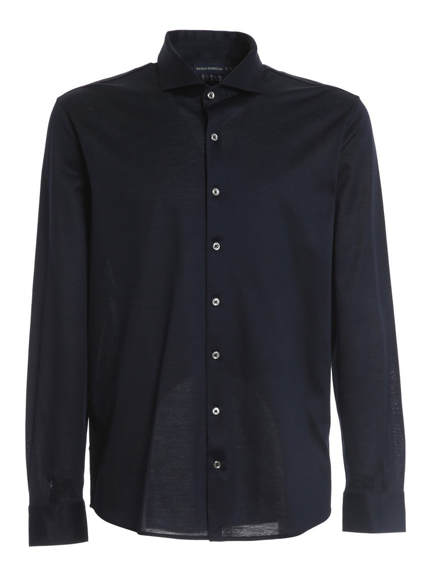 Paolo Fiorillo Capri Long Sleeve Button-Up Cotton Shirt