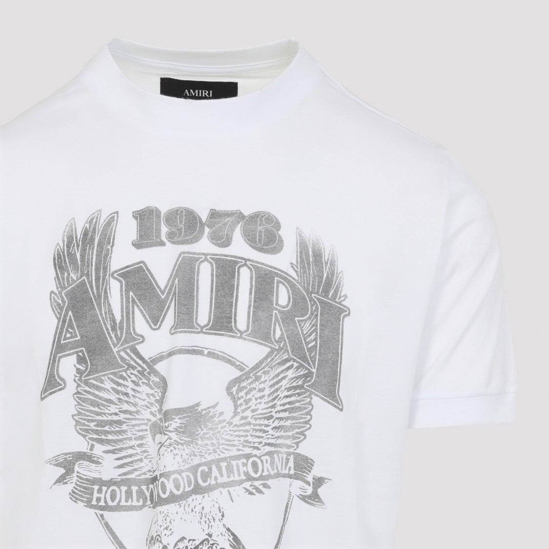 Amiri Short-Sleeved Graphic Print T-Shirt With Eagle Motif