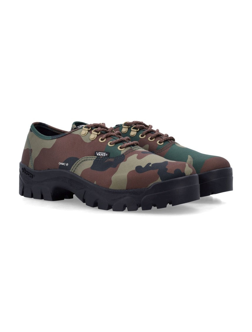 Vans X Oamc Authentic Oxford Canvas Vibram Sneakers