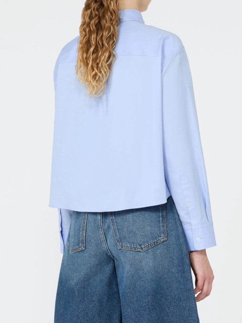 Weekend Light Blue Wkdnuoro Cropped Shirt