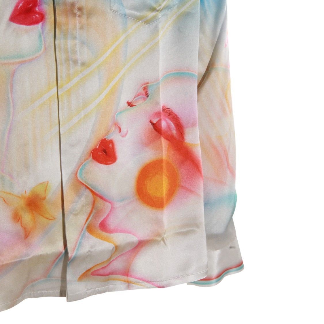 Casablanca Surreal Print Long-Sleeved Shirt With Ethereal Design
