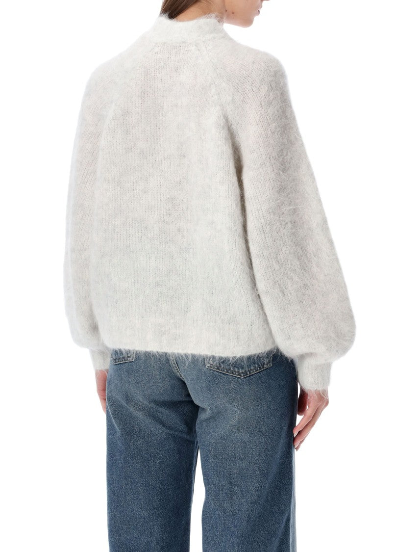American Vintage Niby Cropped Mohair Cardigan