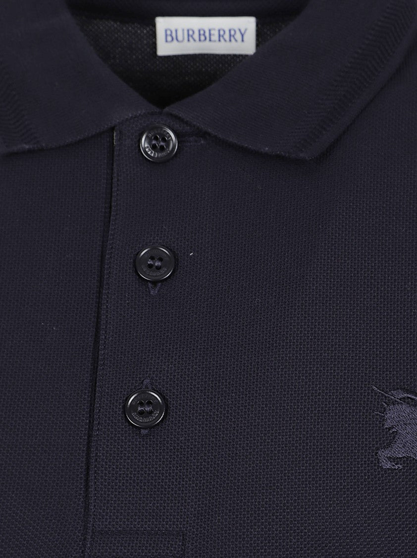 Burberry Textured Finish Polo Shirt