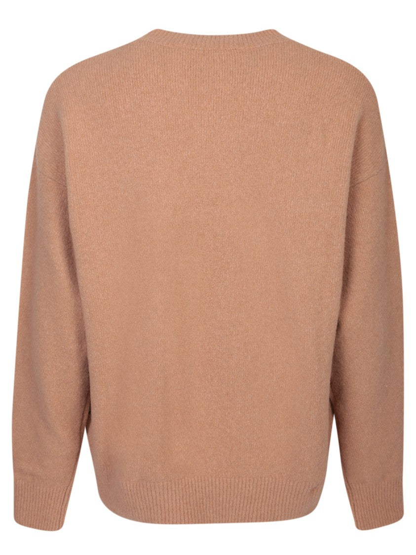 Palm Angels Brown Knitwear With Relaxed Fit